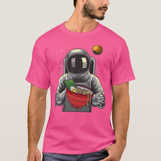 Ramen Astronaut Japanese Anime Kawaii Girls T-Shirt