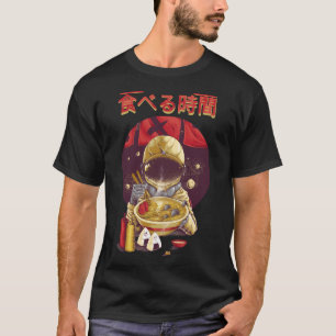 Ramen Astronaut Vintage Kawaii Otaku Japanese Nood T-Shirt
