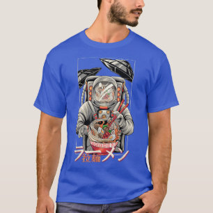 Ramen Astronaut Vintage Kawaii Otaku Japanese Nood T-Shirt