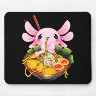 Ramen Axolotl Kawaii Anime Japanese Food Gift Girl Mouse Mat