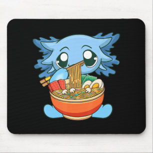 Ramen Axolotl Kawaii Anime Japanese Food Gift Girl Mouse Mat