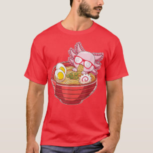 Ramen Axolotl Kawaii Anime Japanese Food Gift Girl T-Shirt