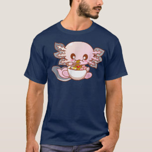 Ramen Axolotl Kawaii Anime Japanese Food Girls Tee