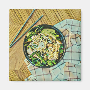 Ramen birthday gift magnet