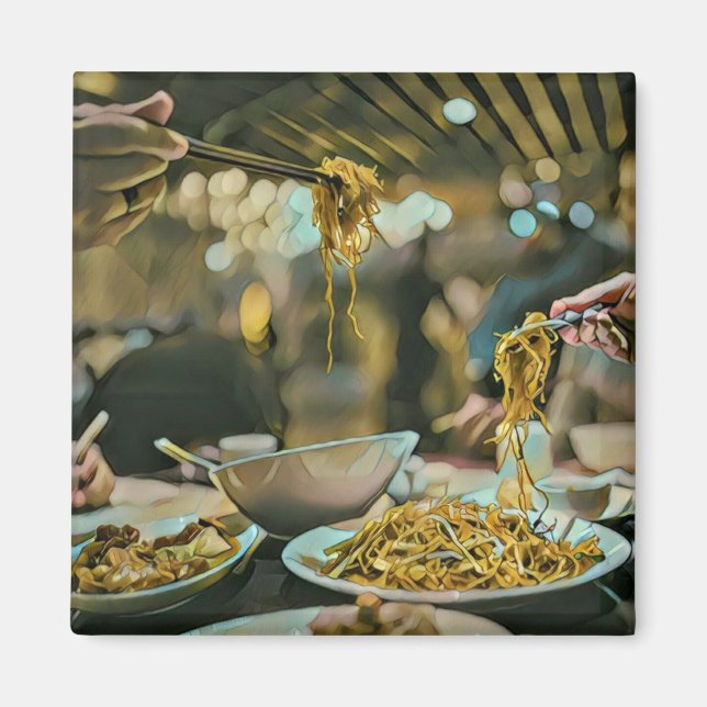Ramen birthday gift magnet (Front)
