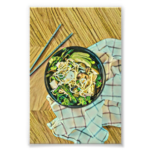 Ramen birthday gift photo print