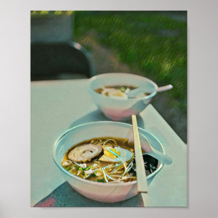 Ramen birthday gift poster
