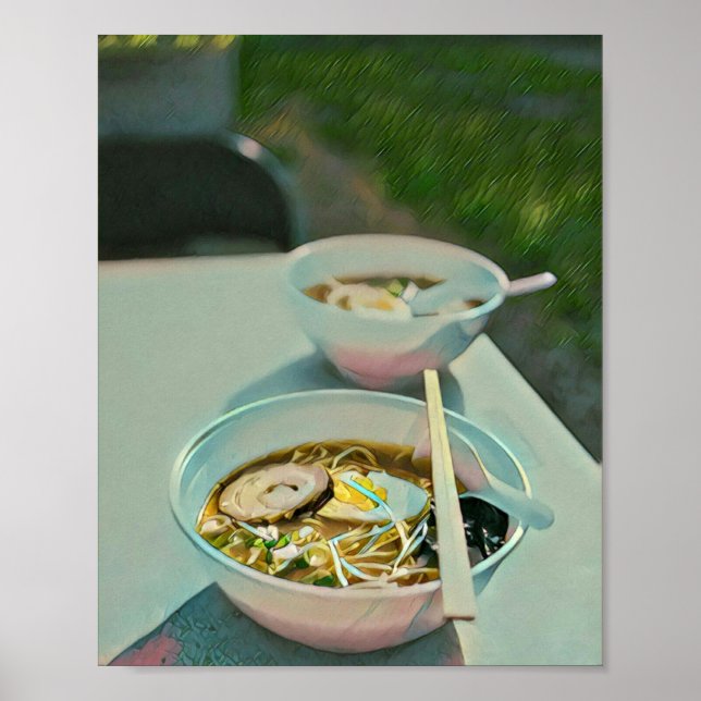Ramen birthday gift poster (Front)