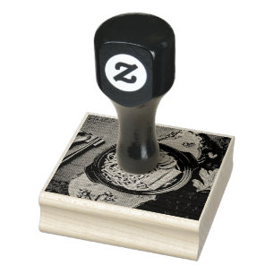 Ramen birthday gift rubber stamp