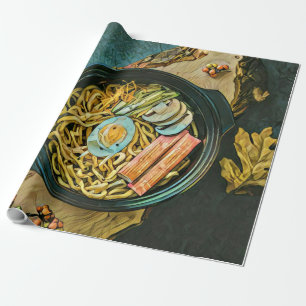 Ramen birthday gift wrapping paper