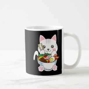 Ramen Cat Anime Bowl Kawaii Neko Japanese Food Gir Coffee Mug