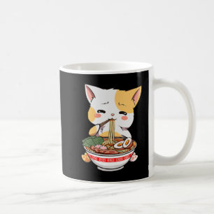 Ramen Cat Anime Bowl Kawaii Neko Japanese Kids Gir Coffee Mug