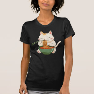 Ramen Cat – Cute Anime Noodle Lover Design T-Shirt