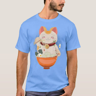 Ramen Cat Japanese Anime Kawaii Girls Official Tee