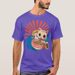 Ramen Cat Japanese Kawaii Cute Anime T-Shirt