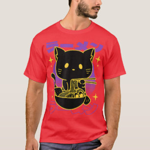 Ramen Cat Japanese  T-Shirt