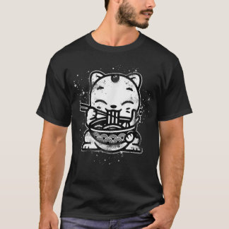 Ramen Cat Kawaii Anime Cool Japanese Gift  T-Shirt