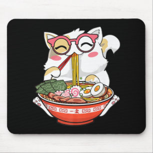 Ramen Cat Kawaii Anime Japanese Food Girls Officia Mouse Mat