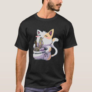 Ramen Cat Kawaii Anime Japanese Kawaii Neko Swea T-Shirt