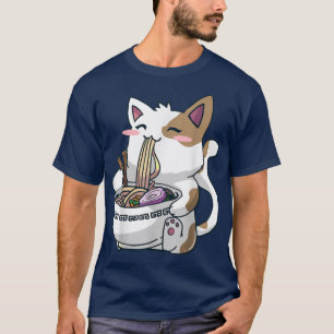 Ramen Cat Kawaii Anime Otaku  T-Shirt