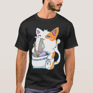 Ramen Cat Kawaii Anime Otaku         T-Shirt