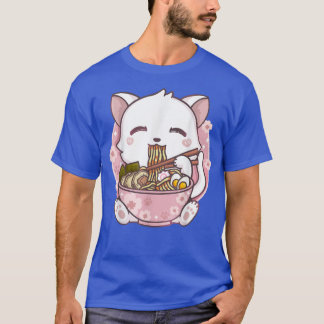 Ramen Cat Kawaii Anime  T-Shirt