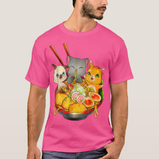 Ramen Cat Kawaii Neko Anime Otaku Cats Japanese No T-Shirt