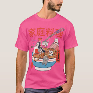 Ramen Cat Kawaii Neko Bowl Anime Otaku T-Shirt