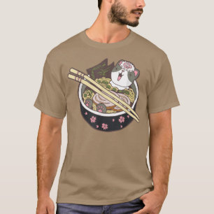 Ramen Cat Kawaii Neko Japanese Noodles Anime  T-Shirt