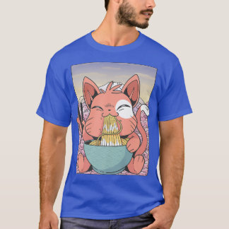 Ramen Cat Lover Kawaii Anime T-Shirt
