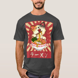 Ramen Cat Neko Anime Kawaii Japanese Merch Gifts G T-Shirt