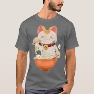 Ramen Cat Neko Anime Otaku Kawaii Japanese Gifts G T-Shirt