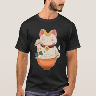 Ramen Cat Neko Anime Otaku Kawaii Japanese Gifts G T-Shirt