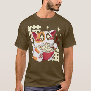 Ramen Cat T Kawaii Anime Tee Japanese Gifts