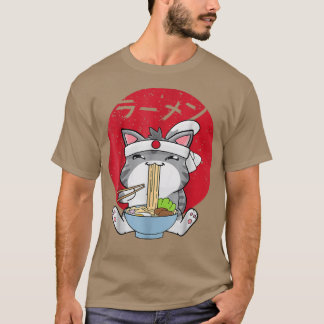 Ramen Cats Japanese Anime Kawaii Gift  T-Shirt
