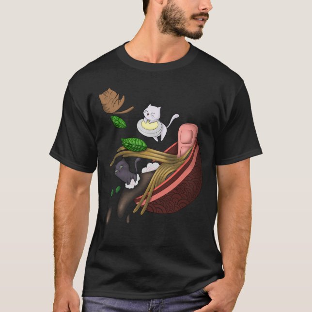 ramen cats  T-Shirt (Front)