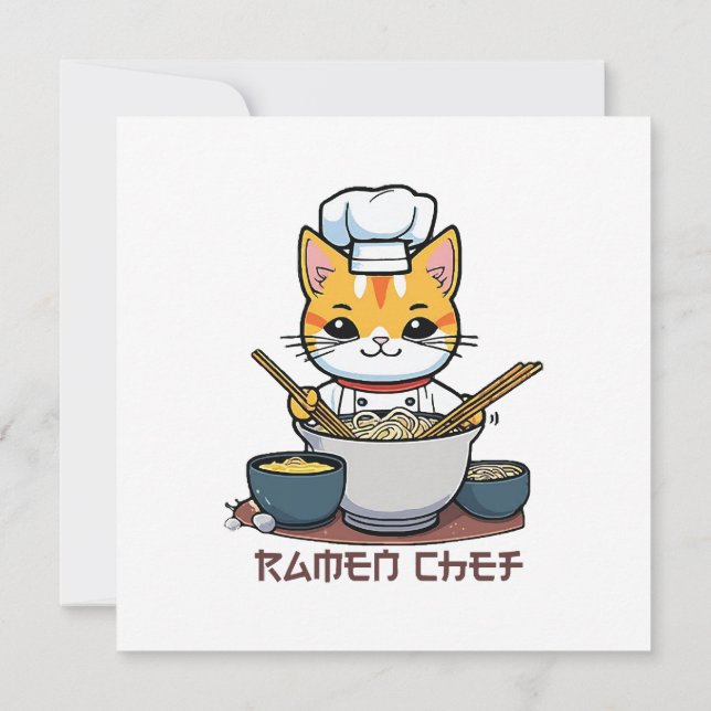 Ramen Chef Invitation (Back)