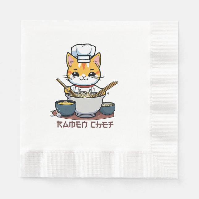 Ramen Chef Napkin (Front)