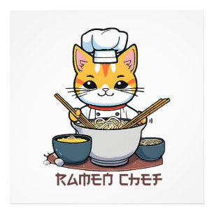 Ramen Chef Photo Print