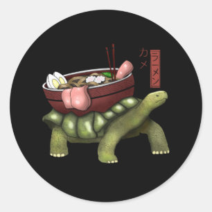 ramen classic round sticker