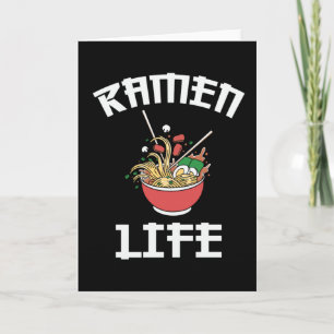 Ramen Club Team Ramen Life Lovely Design Card