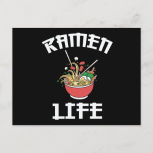 Ramen Club Team Ramen Life Lovely Design Postcard