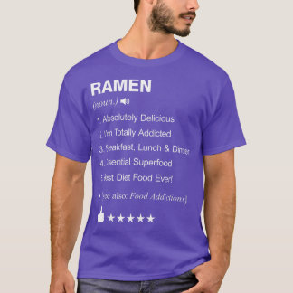 Ramen Definition Meaning Funny  T-Shirt