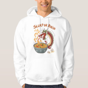Ramen Dragon Fury Spicy Noodle & Skull Steam T-S Hoodie