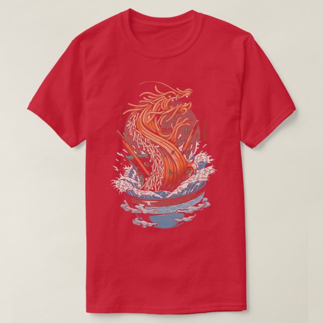 Ramen Dragon T-Shirt (Design Front)