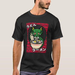 Ramen Dragon Tee Kawaii Cute Noodles Japanese Anim
