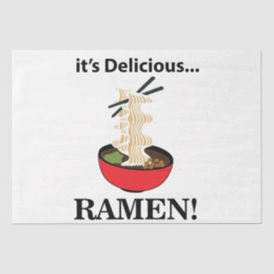 Ramen It's Delicious Ramen Tissue Paper