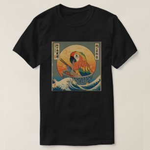 Ramen Japanese Funny Kawaii baby parrot Anime T-Shirt