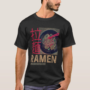Ramen Japanese Noodle Anime Vintage T-Shirt