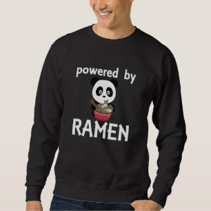 Ramen Japanese Noodles Sweet Panda Eats Ramen Sweatshirt